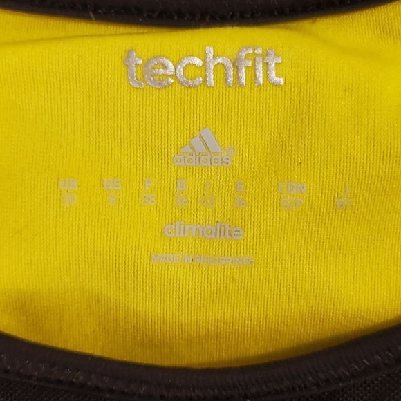 NWOT Adidas Techfit Adipower Sports Bra Black - Picture 3 of 7